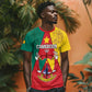 Personalised Cameroon National Day T shirt Lion Mix Coat Of Arms Style