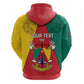 Personalised Cameroon National Day Zip Hoodie Lion Mix Coat Of Arms Style
