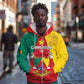 Personalised Cameroon National Day Zip Hoodie Lion Mix Coat Of Arms Style