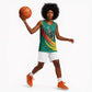 Personalised Happy Cameroon National Day Basketball Jersey Lion With Coat Of Arms - Curve Style - African Pride
