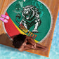 Personalised Happy Cameroon National Day Beach Blanket Lion With Coat Of Arms - Curve Style