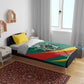 Personalised Happy Cameroon National Day Bedding Set Lion With Coat Of Arms - Curve Style