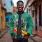 Personalised Happy Cameroon National Day Bomber Jacket Lion With Coat Of Arms - Curve Style