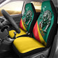 Personalised Happy Cameroon National Day Car Seat Cover Lion With Coat Of Arms - Curve Style