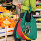 Personalised Happy Cameroon National Day Grocery Bag Lion With Coat Of Arms - Curve Style