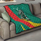 Personalised Happy Cameroon National Day Quilt Lion With Coat Of Arms - Curve Style