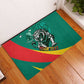 Personalised Happy Cameroon National Day Rubber Doormat Lion With Coat Of Arms - Curve Style
