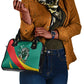 Personalised Happy Cameroon National Day Shoulder Handbag Lion With Coat Of Arms - Curve Style