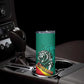 Personalised Happy Cameroon National Day Skinny Tumbler Lion With Coat Of Arms - Curve Style