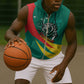 Personalised Happy Cameroon National Day Sleeveless Zip Hoodie Lion With Coat Of Arms - Curve Style - African Pride