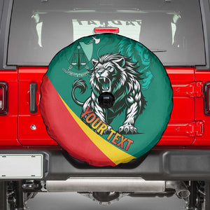 Personalised Happy Cameroon National Day Spare Tire Cover Lion With Coat Of Arms - Curve Style