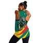 Personalised Happy Cameroon National Day Women Racerback Tank Lion With Coat Of Arms - Curve Style