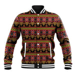 Toghu Cameroon Baseball Jacket Traditional Pattern