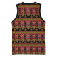 Toghu Cameroon Basketball Jersey Traditional Pattern - African Pride