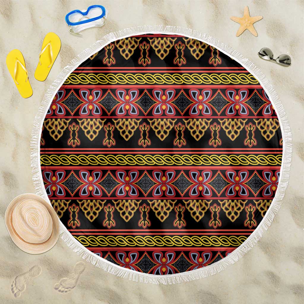 Toghu Cameroon Beach Blanket Traditional Pattern