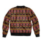 Toghu Cameroon Bomber Jacket Traditional Pattern