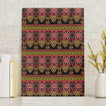 Toghu Cameroon Canvas Wall Art Traditional Pattern