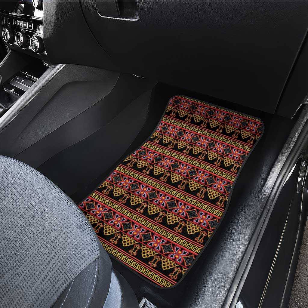 Toghu Cameroon Car Mats Traditional Pattern