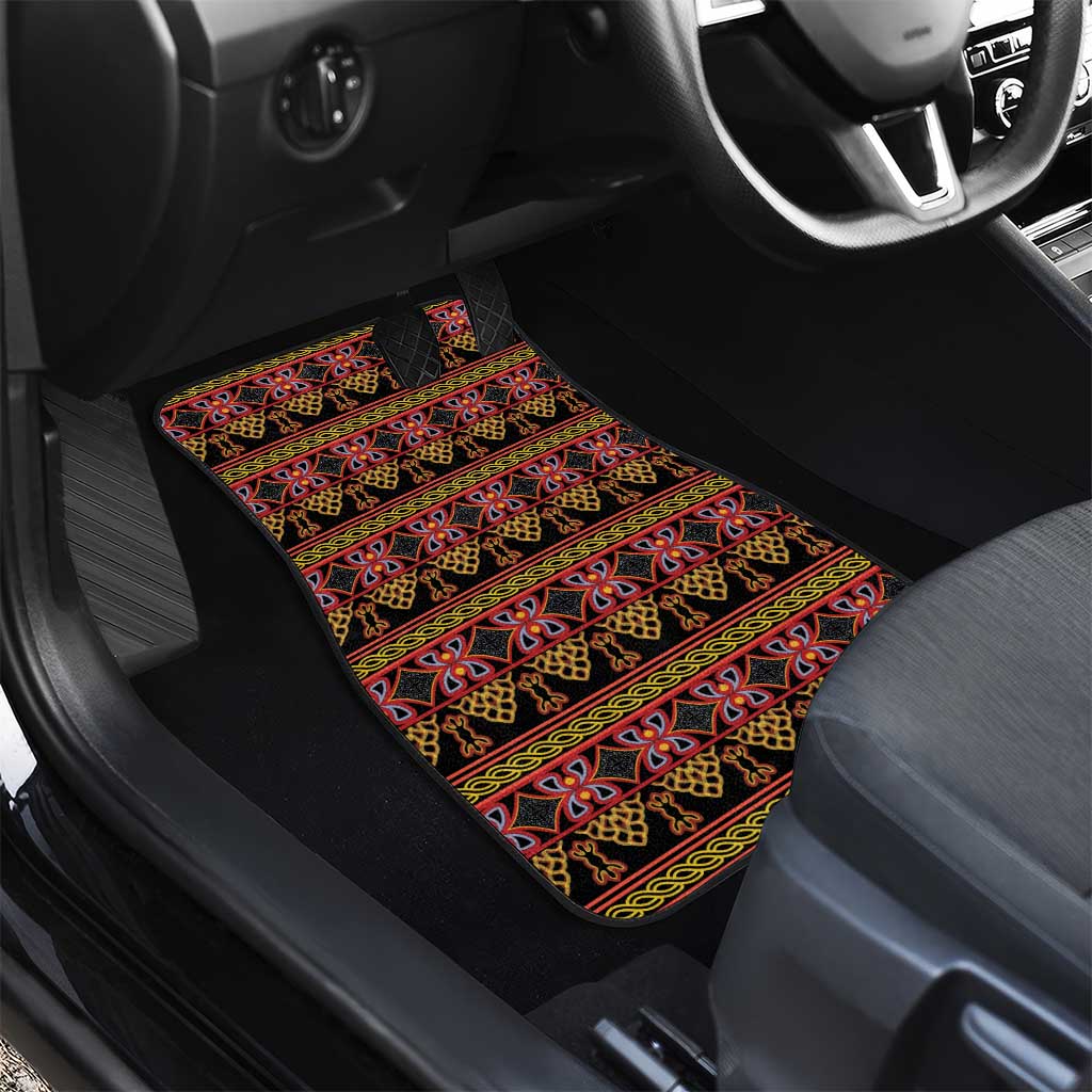 Toghu Cameroon Car Mats Traditional Pattern