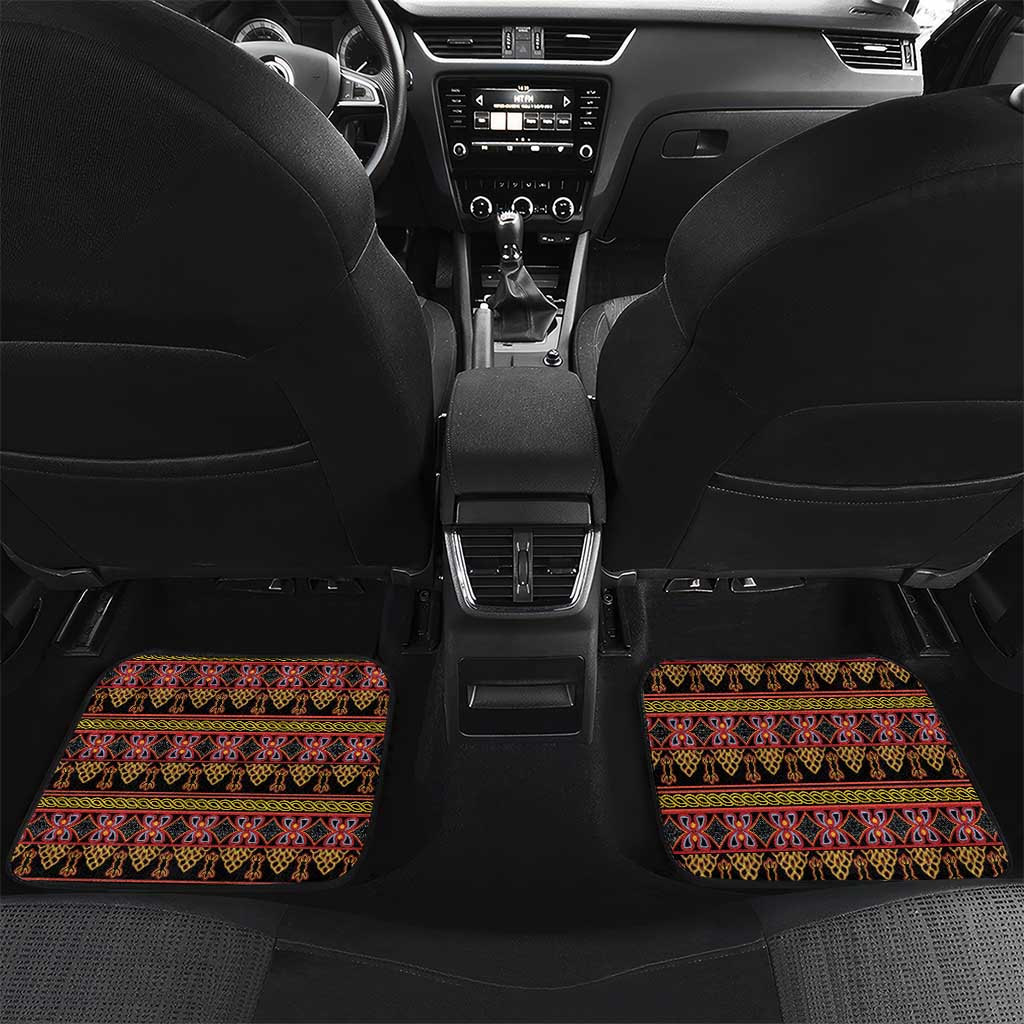 Toghu Cameroon Car Mats Traditional Pattern