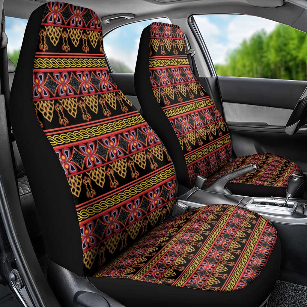 Toghu Cameroon Car Seat Cover Traditional Pattern