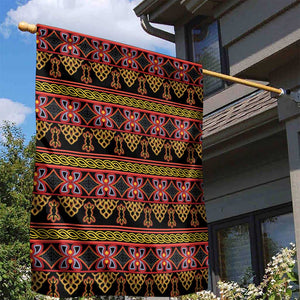 Toghu Cameroon Garden Flag Traditional Pattern