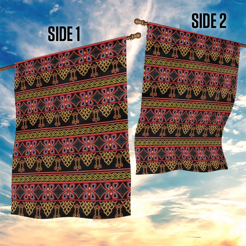 Toghu Cameroon Garden Flag Traditional Pattern