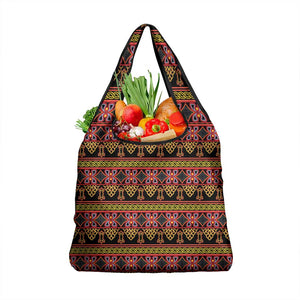 Toghu Cameroon Grocery Bag Traditional Pattern