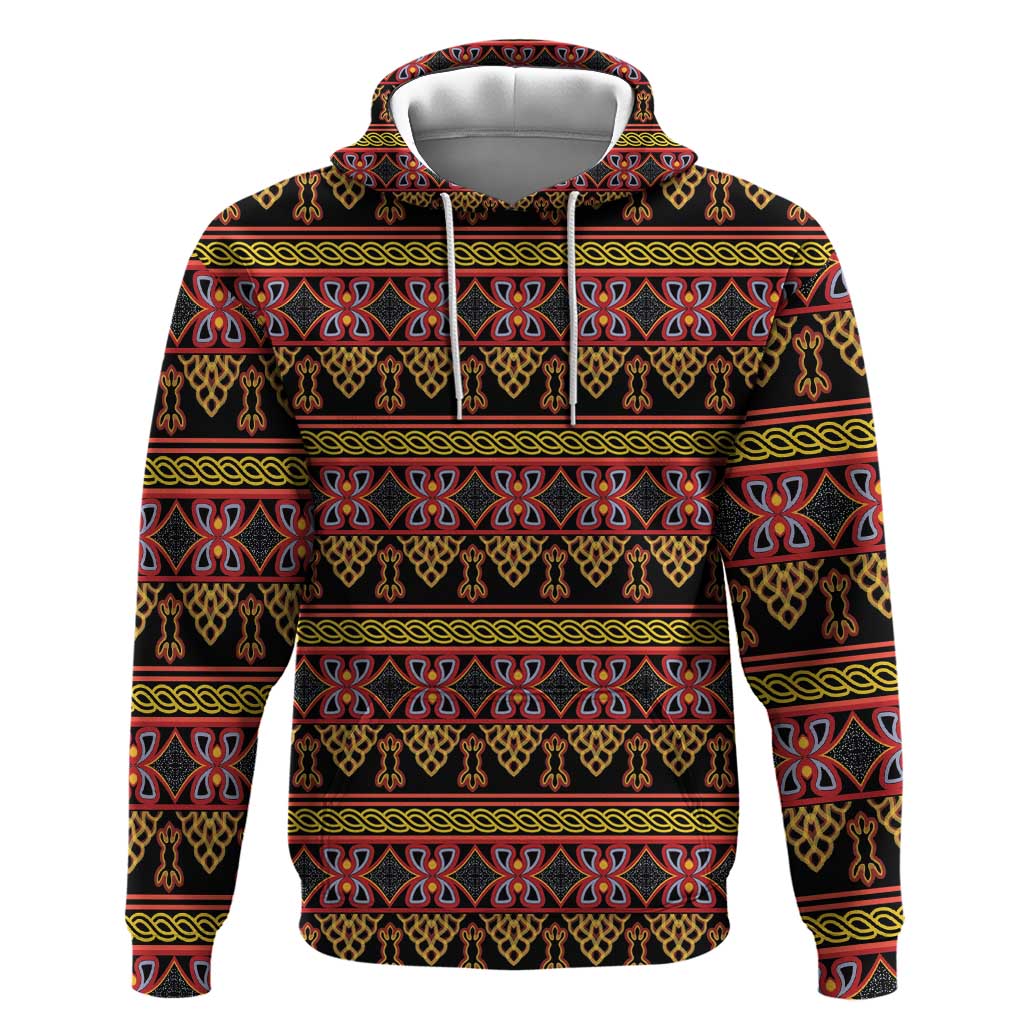 Toghu Cameroon Hoodie Traditional Pattern