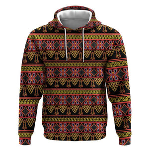 Toghu Cameroon Hoodie Traditional Pattern