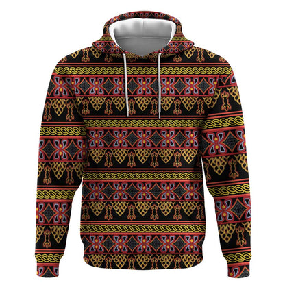 Toghu Cameroon Hoodie Traditional Pattern