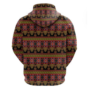 Toghu Cameroon Hoodie Traditional Pattern