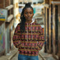 Toghu Cameroon Hoodie Traditional Pattern