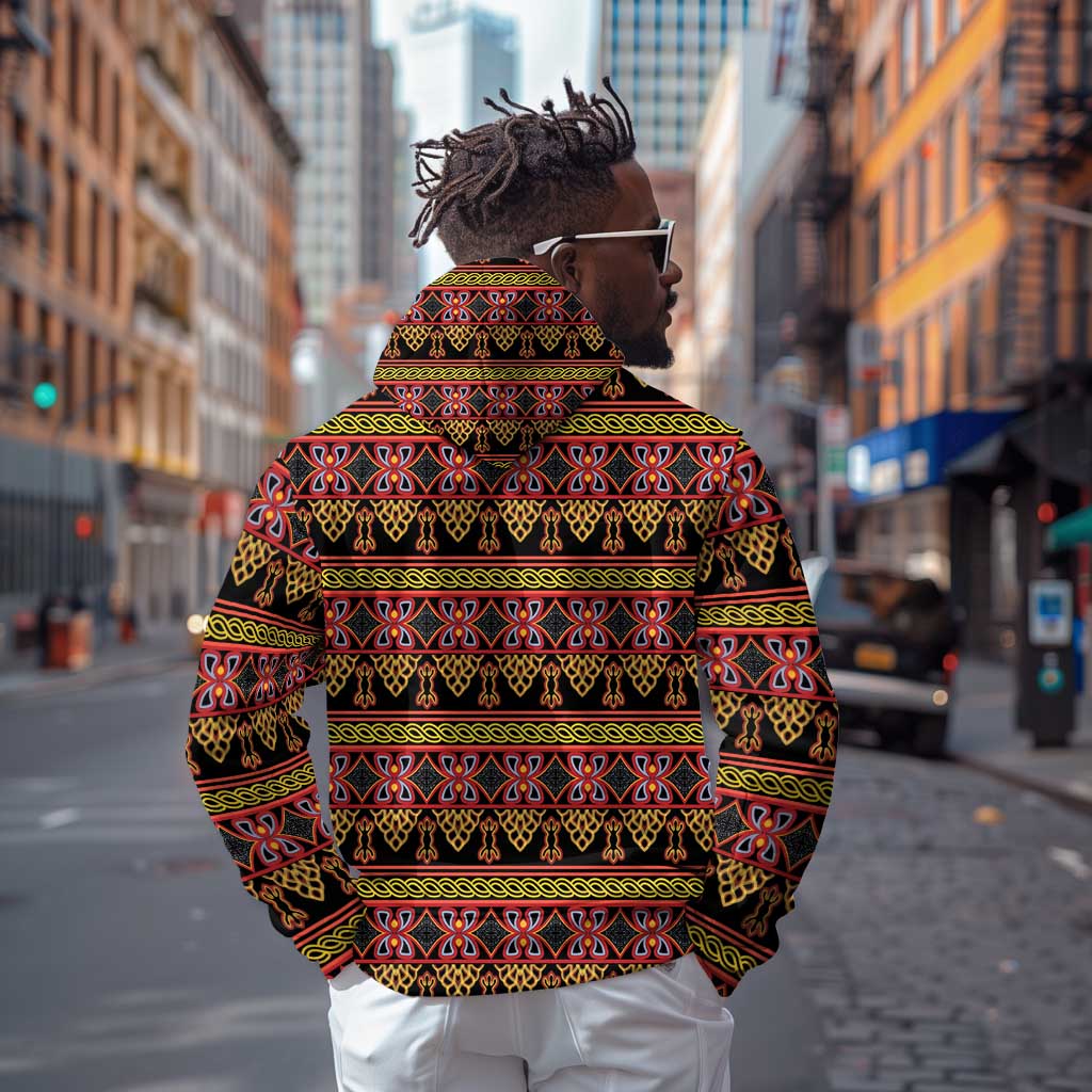 Toghu Cameroon Hoodie Traditional Pattern