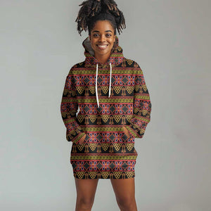 Toghu Cameroon Hoodie Dress Traditional Pattern