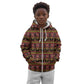 Toghu Cameroon Kid Hoodie Traditional Pattern