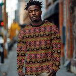Toghu Cameroon Long Sleeve Shirt Traditional Pattern