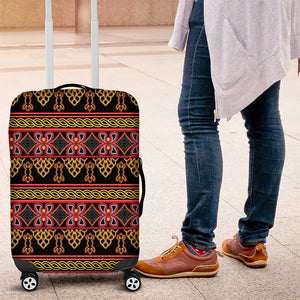 Toghu Cameroon Luggage Cover Traditional Pattern
