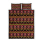 Toghu Cameroon Quilt Bed Set Traditional Pattern