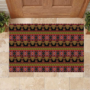 Toghu Cameroon Rubber Doormat Traditional Pattern