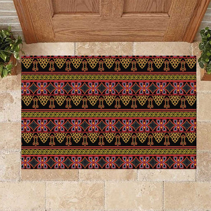 Toghu Cameroon Rubber Doormat Traditional Pattern