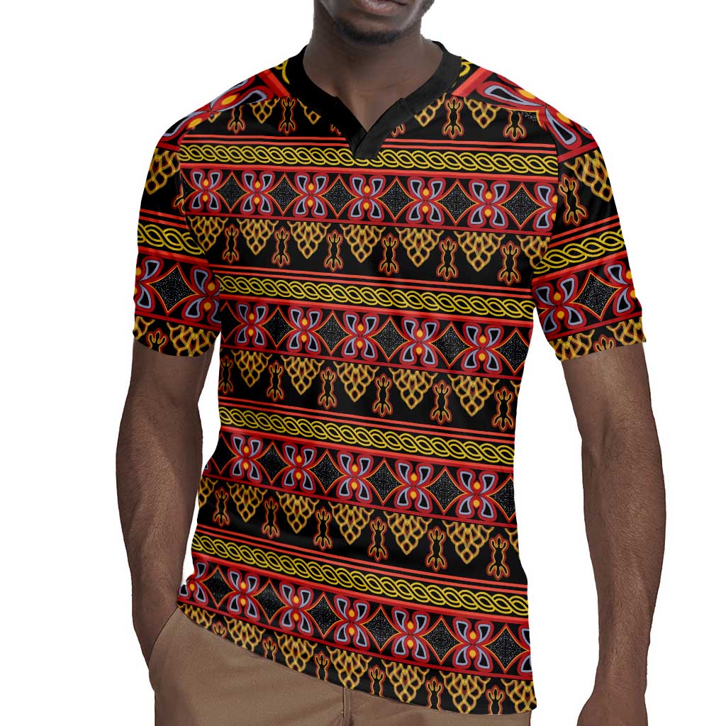 Toghu Cameroon Rugby Jersey Traditional Pattern
