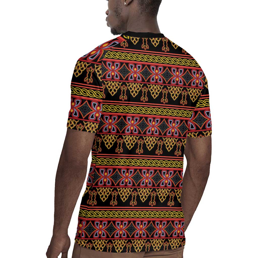 Toghu Cameroon Rugby Jersey Traditional Pattern
