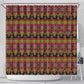 Toghu Cameroon Shower Curtain Traditional Pattern