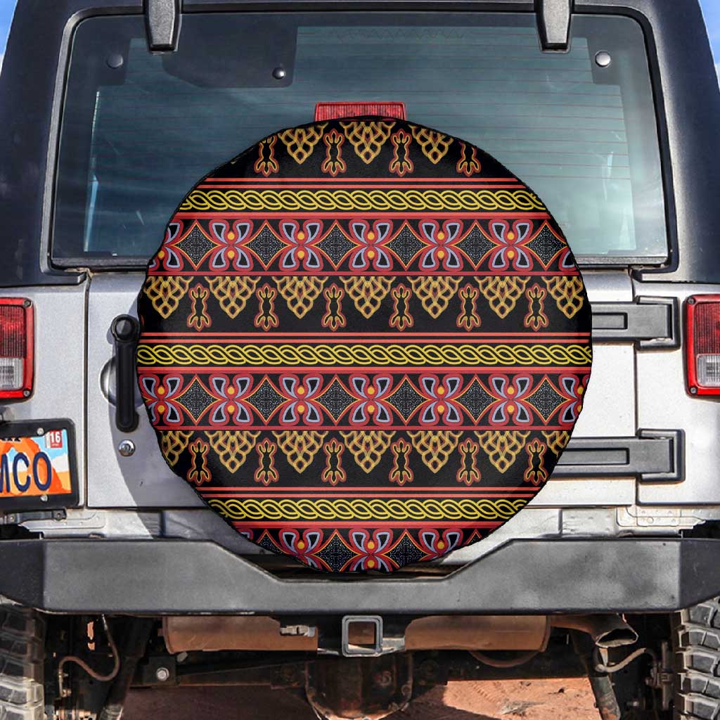 Toghu Cameroon Spare Tire Cover Traditional Pattern