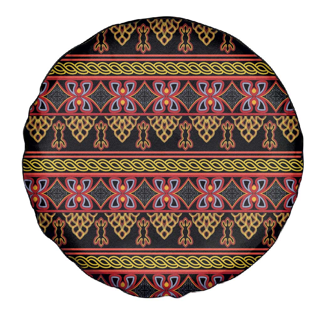 Toghu Cameroon Spare Tire Cover Traditional Pattern