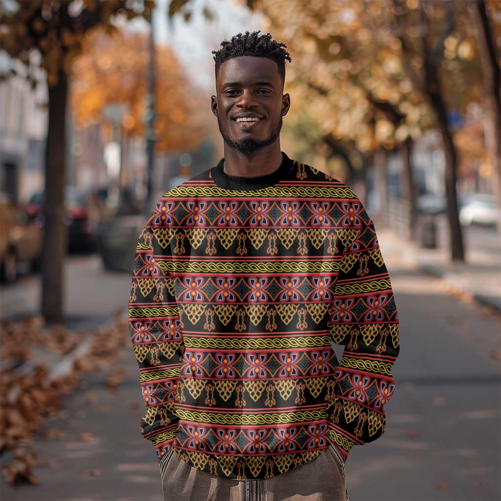 Toghu Cameroon Sweatshirt Traditional Pattern