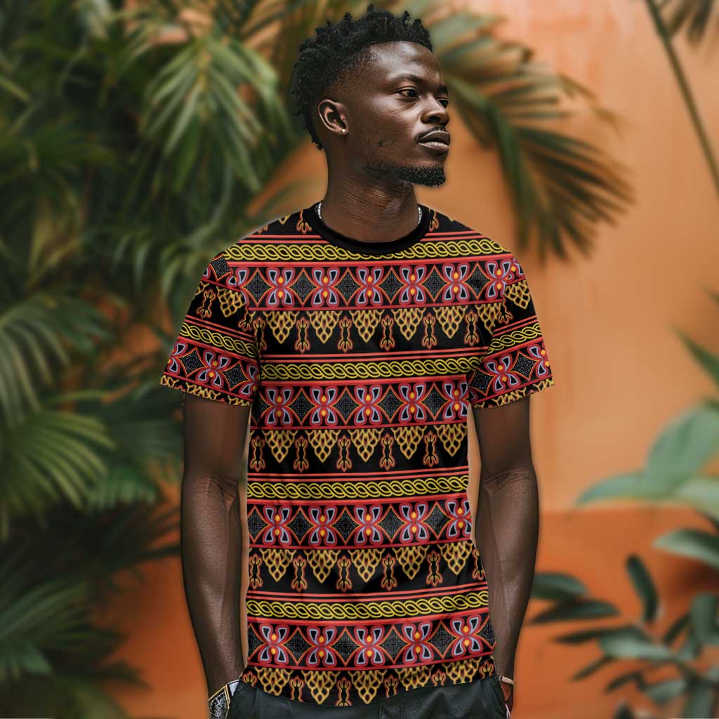 Toghu Cameroon T shirt Traditional Pattern