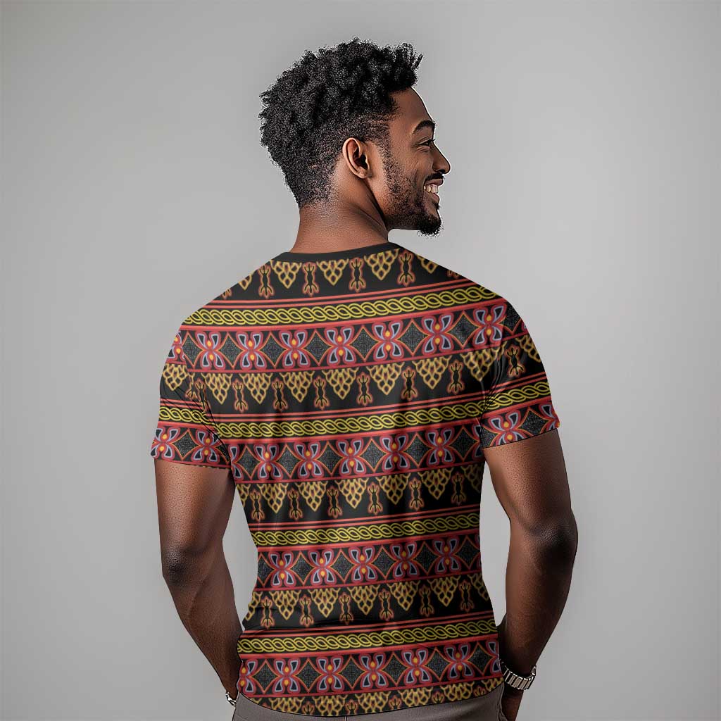 Toghu Cameroon T shirt Traditional Pattern