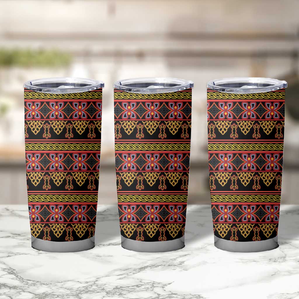 Toghu Cameroon Tumbler Cup Traditional Pattern